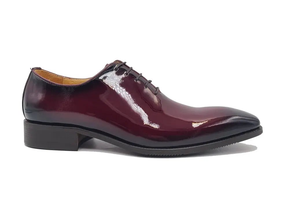 Ks Wholecut Burnished Oxford Patent Leather Ks503 - 101p Shoes by Carrucci Shoes – Don't Panic Shoes