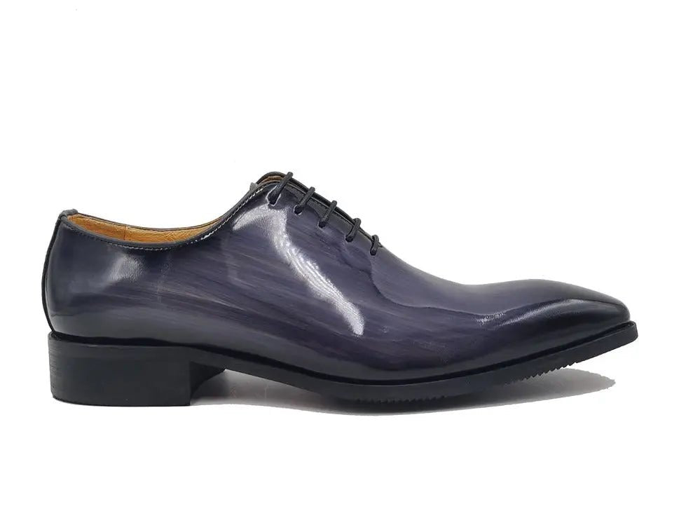 Ks Wholecut Burnished Oxford Patent Leather Ks503 - 101p Shoes by Carrucci Shoes – Don't Panic Shoes