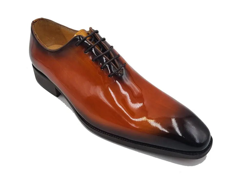 Ks Wholecut Burnished Oxford Patent Leather Ks503 - 101p Shoes by Carrucci Shoes – Don't Panic Shoes
