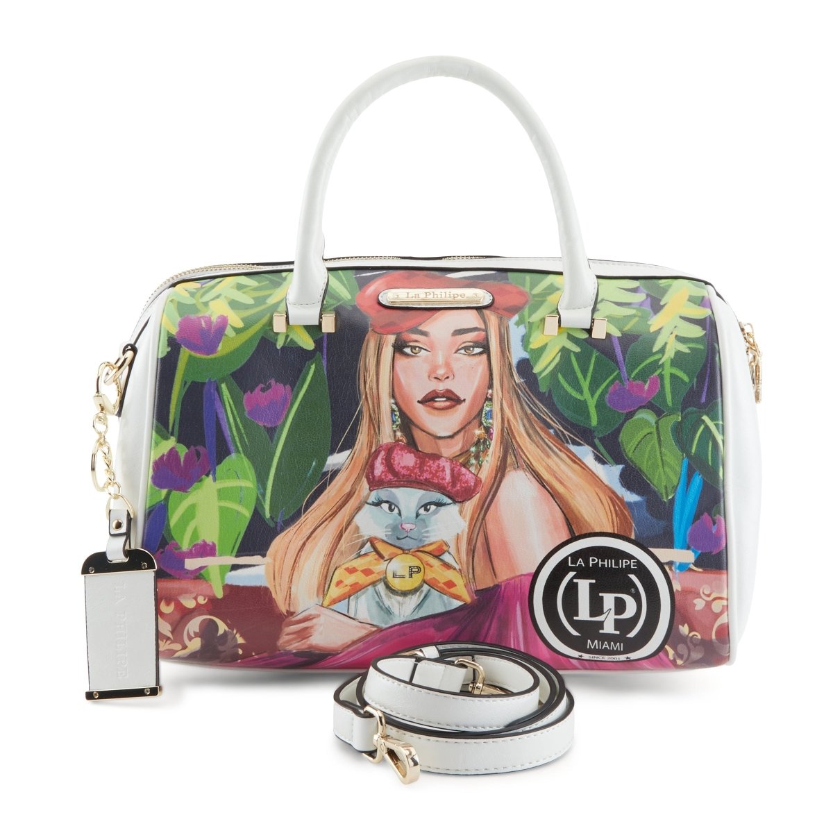 La Philipe Blooming Garden Handbag Classic Leather Lp1020 17 Handbags by La Philipe – Don't Panic Shoes