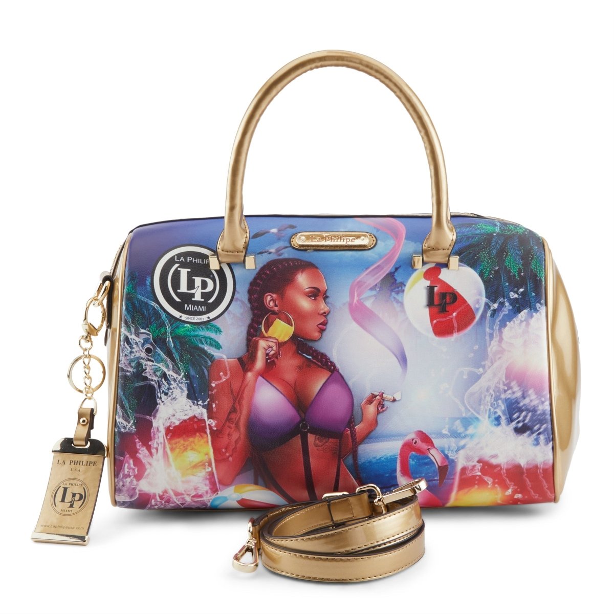 La Philipe Lp1020 13 Miami Beach Handbag Classic Leather Handbags by La Philipe – Don't Panic Shoes