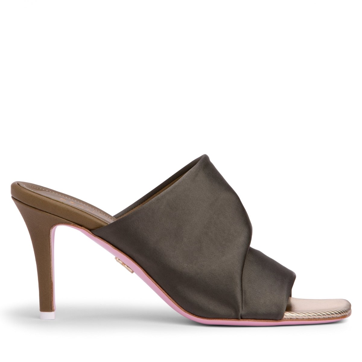 Lana Stretch Satin Heeled Sandal Women’S Leather Outsole Sandals by Beautiisoles – Don't Panic Shoes