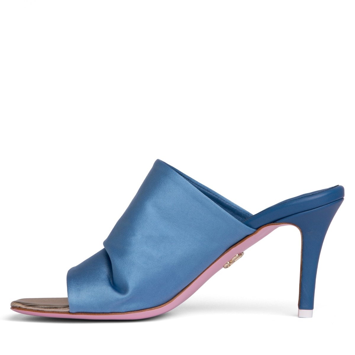 Lana Stretch Satin Heeled Sandal Women’S Satin Leather Trim Sandals by Beautiisoles – Don't Panic Shoes