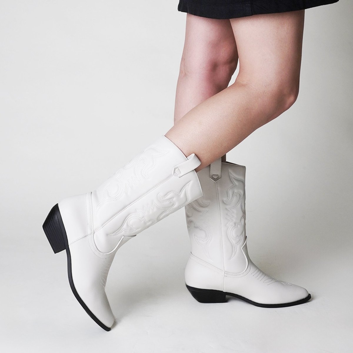 Lasso | White Boots by J.Adams – Don't Panic Shoes