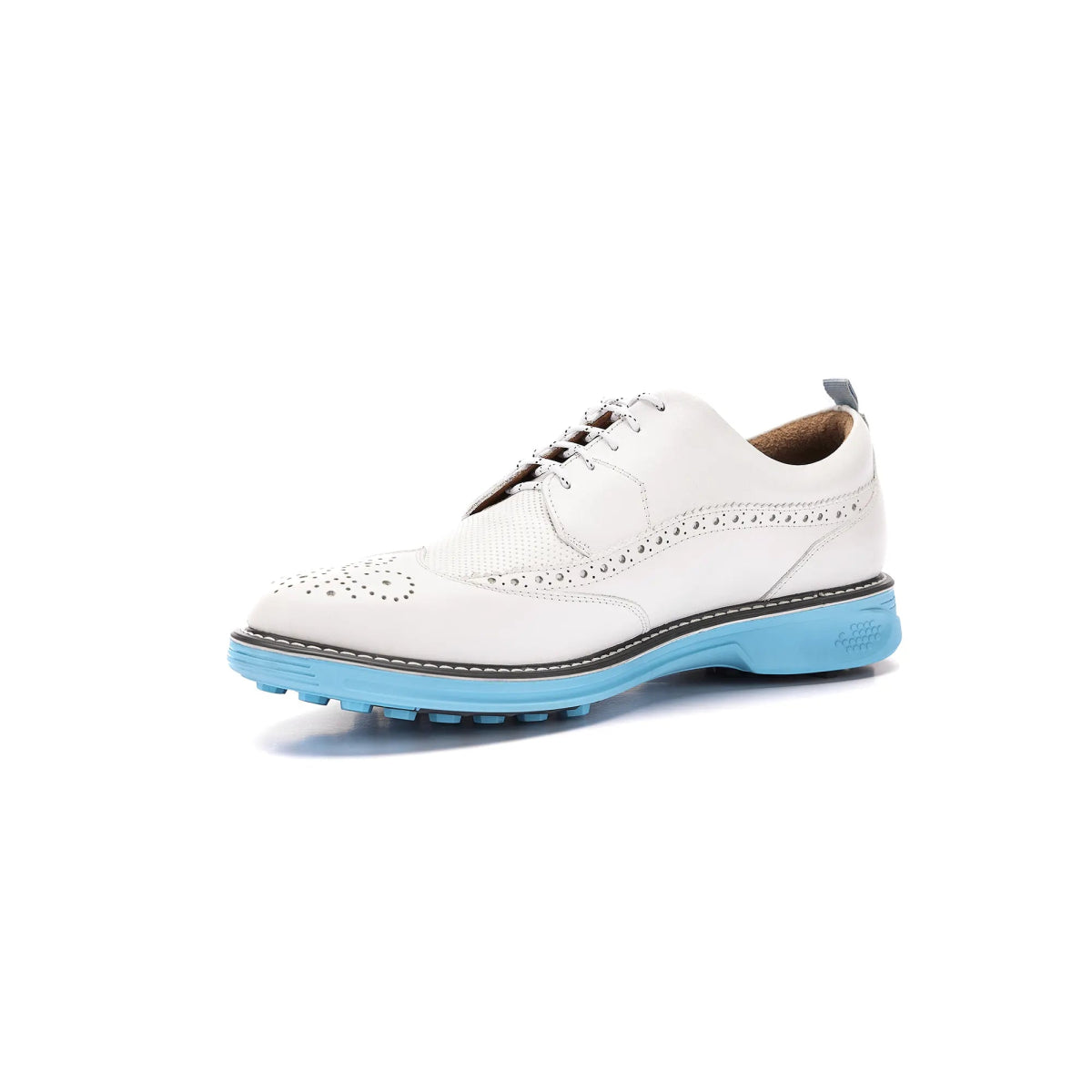 Legacy Love Spikeless Golf Shoes Full Grain Leather White Spikeless Golf Shoes by Boxtogolf – Don't Panic Shoes