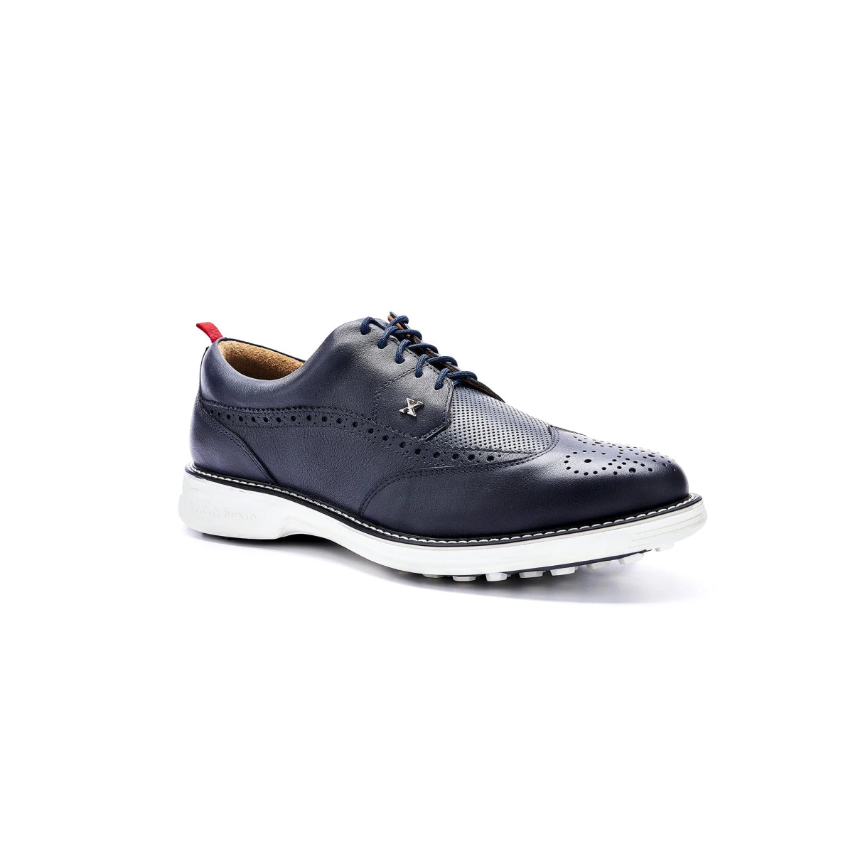 Legacy Love Spikeless Golf Shoes Leather Navy Blue Spikeless Golf Shoes by Boxtogolf – Don't Panic Shoes