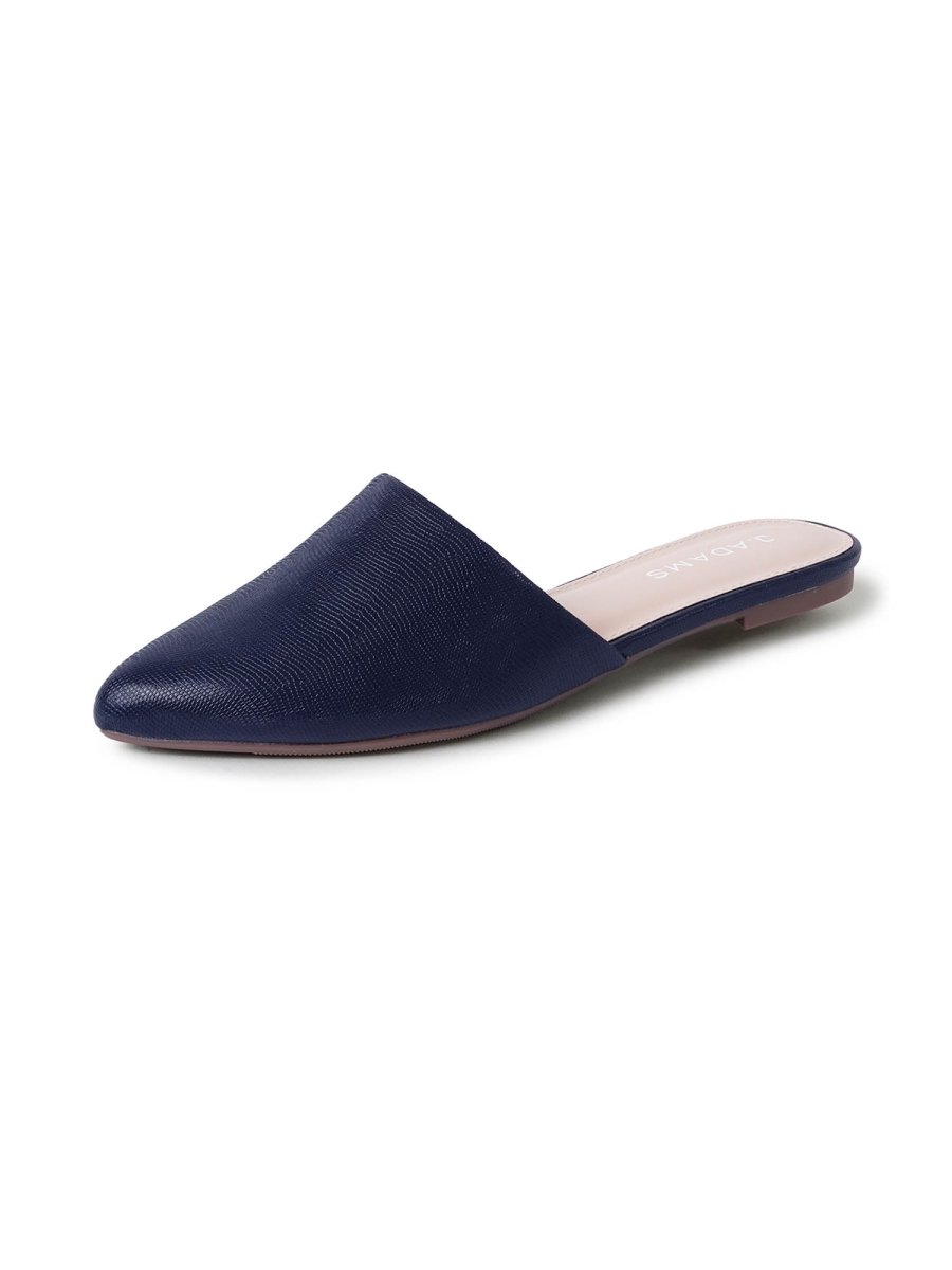 Lennox | Navy Flats by J.Adams – Don't Panic Shoes