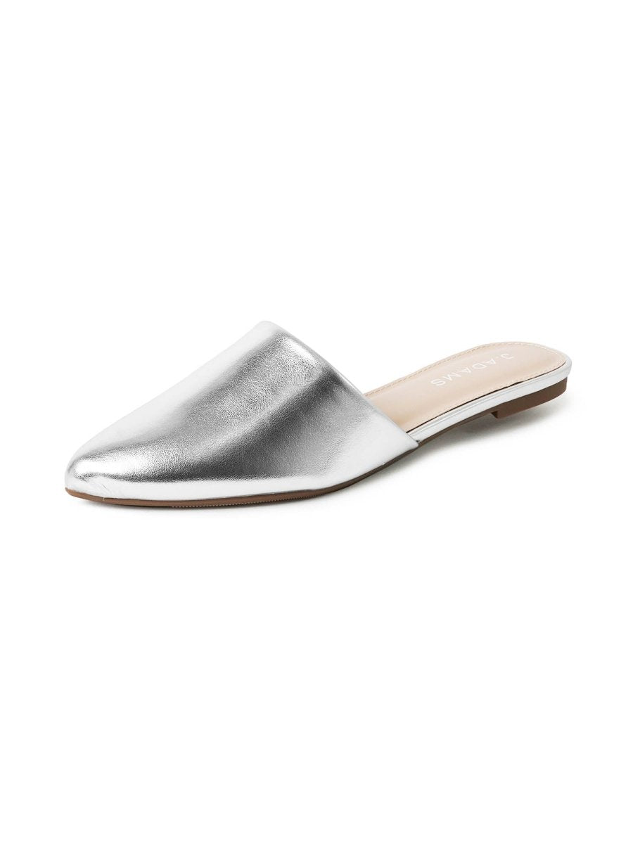 Lennox | Silver Flats by J.Adams – Don't Panic Shoes