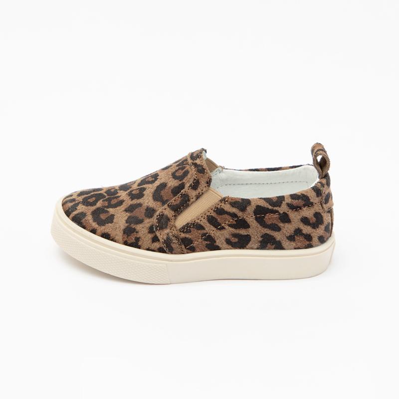 Leopard Classic Slip On Kids - Slip - On Sneaker by Freshly Picked – Don't Panic Shoes