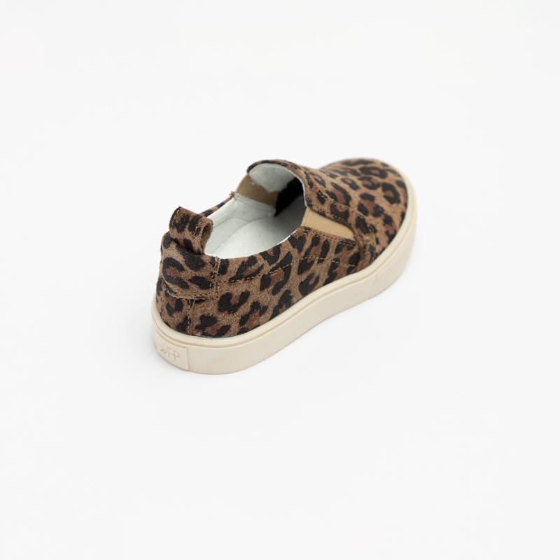 Leopard Classic Slip On Kids - Slip - On Sneaker by Freshly Picked – Don't Panic Shoes