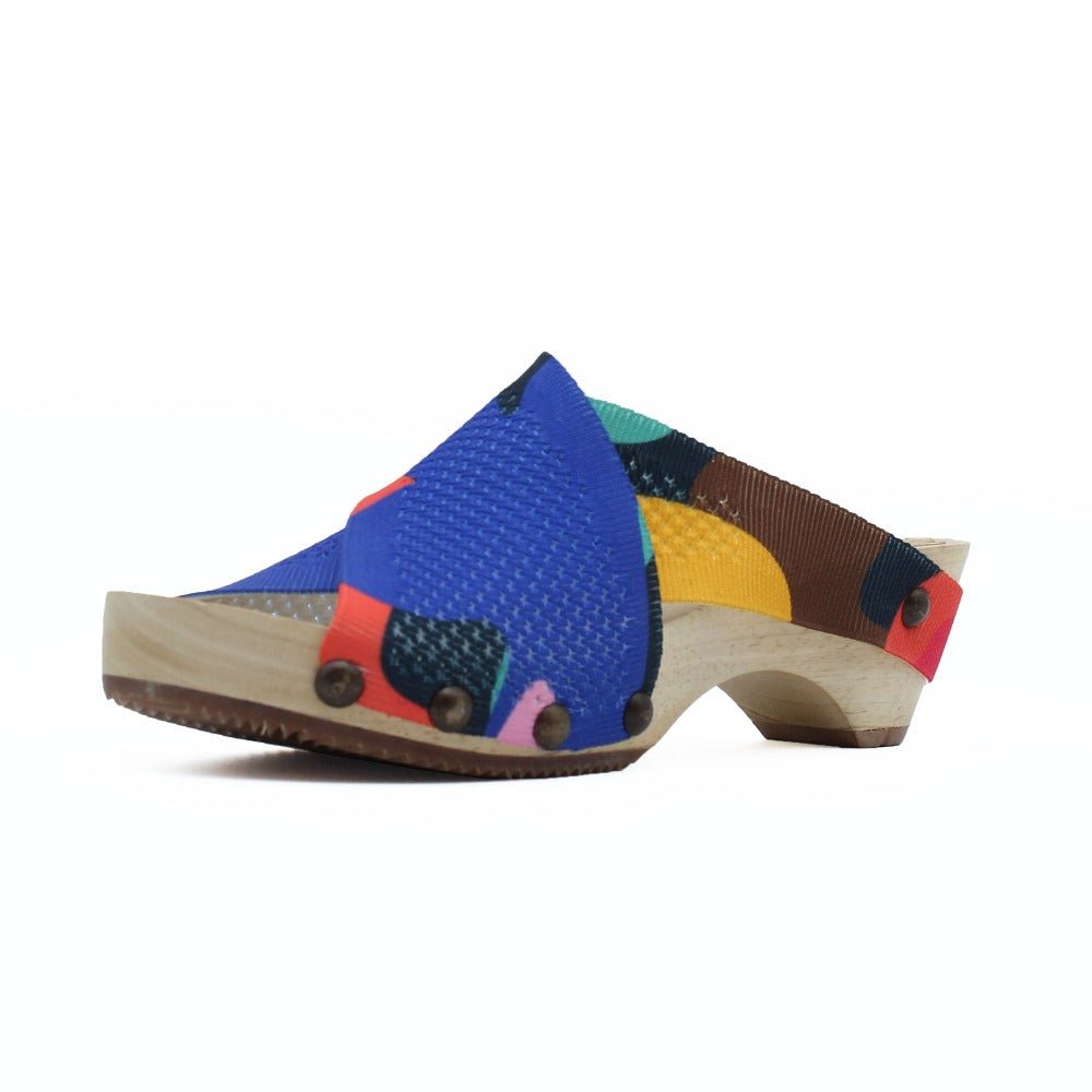 Libby - Vivid Dream Platform Clog Sandals Footwear by Jax & Bard Shoes – Don't Panic Shoes
