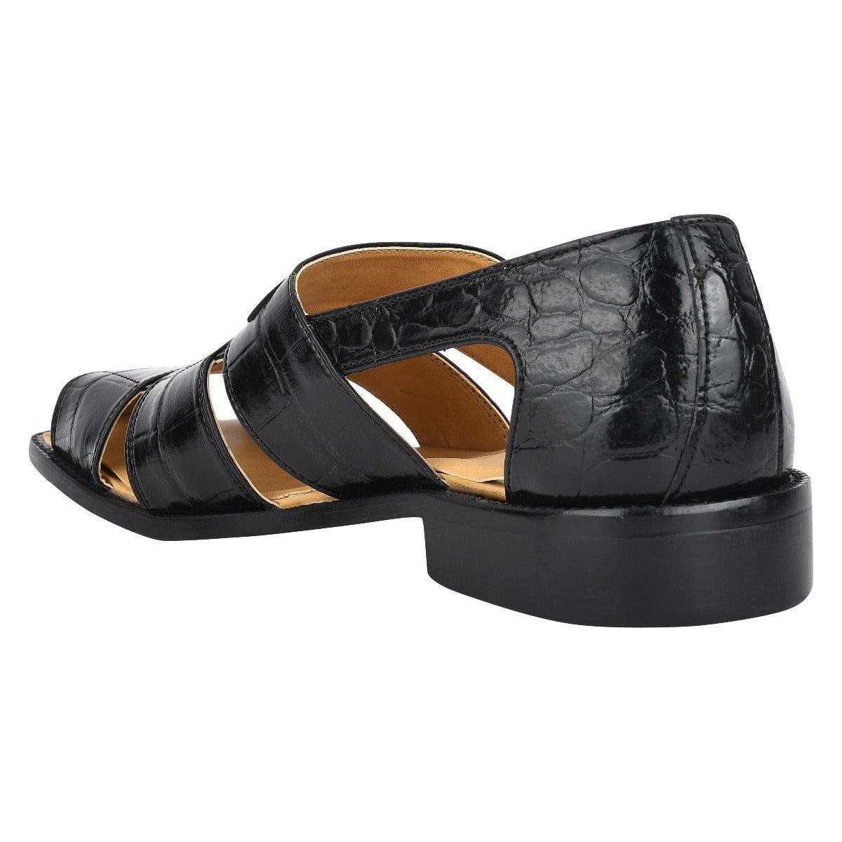 Libertyzeno Shoes Austin Mens Leather Fisherman Sandals Sandals by Libertyzeno – Don't Panic Shoes