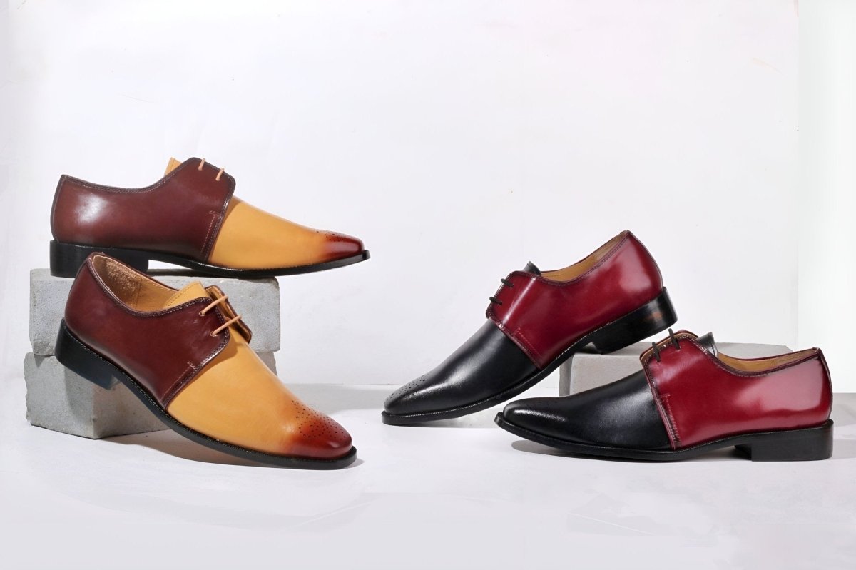 Libertyzeno Shoes Daniel Genuine Leather OxFord Dress Shoes for Men Shoes by Libertyzeno – Don't Panic Shoes