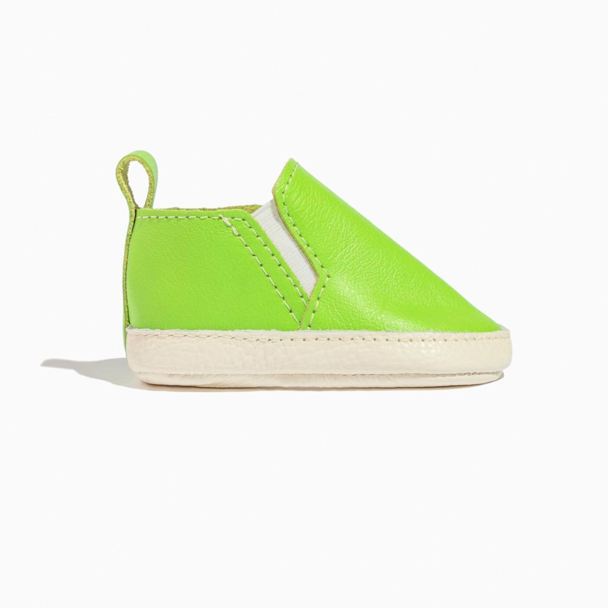 Lime Slip On Baby Shoe Slip On by Freshly Picked – Don't Panic Shoes