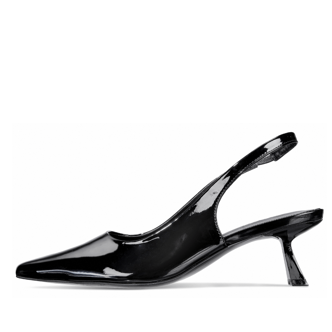 Lisa Slingback Black Shoes by Vaila Shoes – Don't Panic Shoes