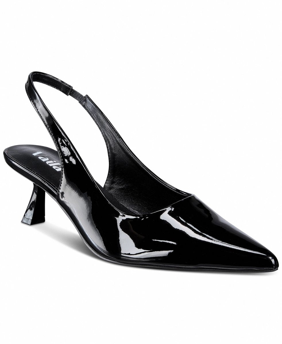 Lisa Slingback Black Shoes by Vaila Shoes – Don't Panic Shoes