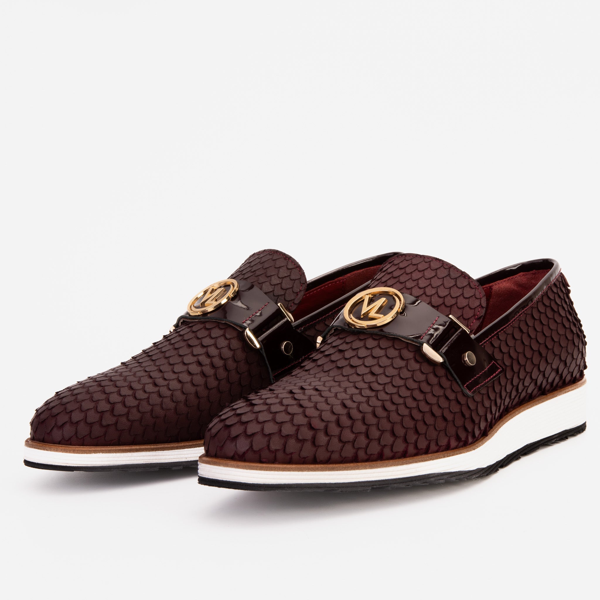 Vinci Leather Shoes The Legacy Burgundy Leather Men Casual Loafer Shoe