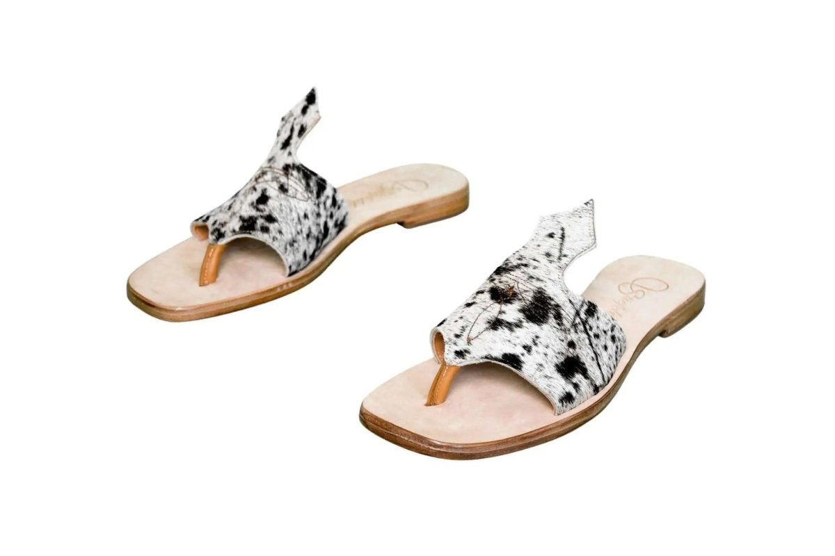Luciana Cowhide Flip Flop Sandals – Size 11 by Stiefeld Boots – Don't Panic Shoes