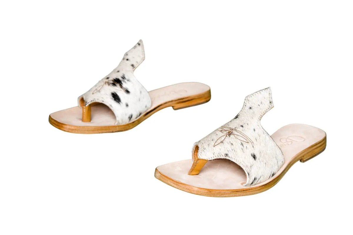 Luciana Cowhide Flip Flop Sandals – Size 9 by Stiefeld Boots – Don't Panic Shoes