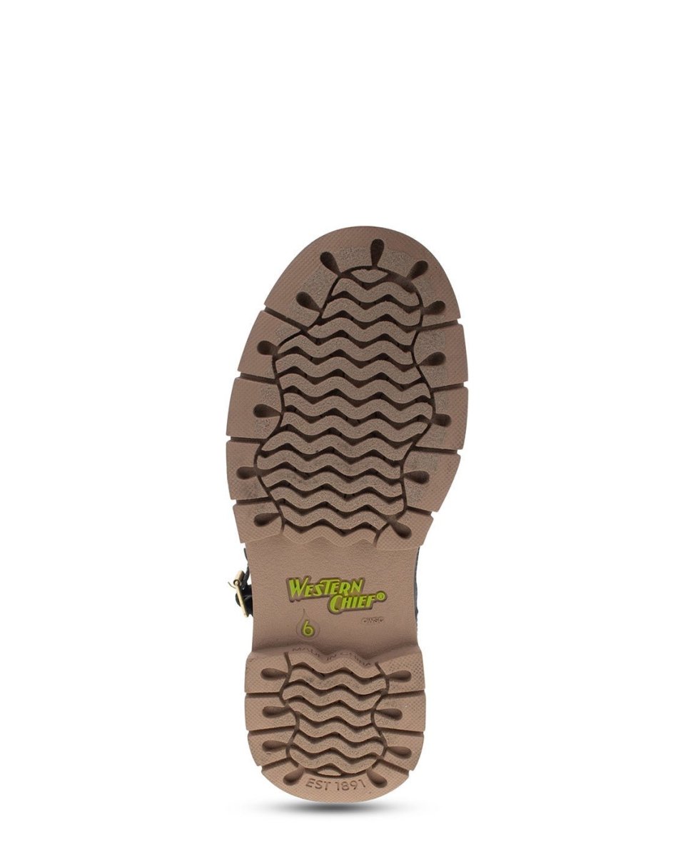 Lucky Ladybug Mid Rain Boot Womens Black Adjustable Buckle Rain Boots by Western Chief Women's – Don't Panic Shoes