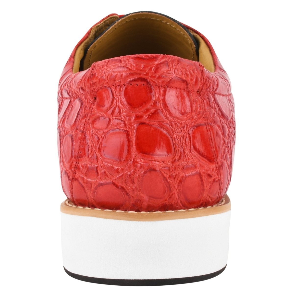 Lucky Mens Oxford Croco Lizard Print Casual Shoes Shoes by Libertyzeno – Don't Panic Shoes