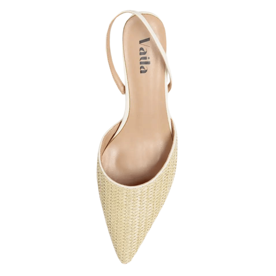 Lynn Slingback Pumps Beige Shoes by Vaila Shoes – Don't Panic Shoes