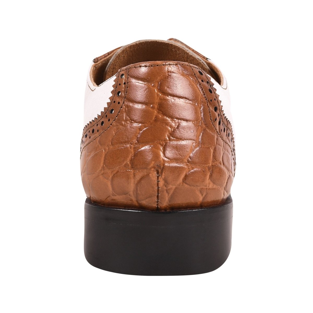 Macon Leather And Suede Crocodile Printed Oxford Dress Shoes Shoes by Libertyzeno – Don't Panic Shoes