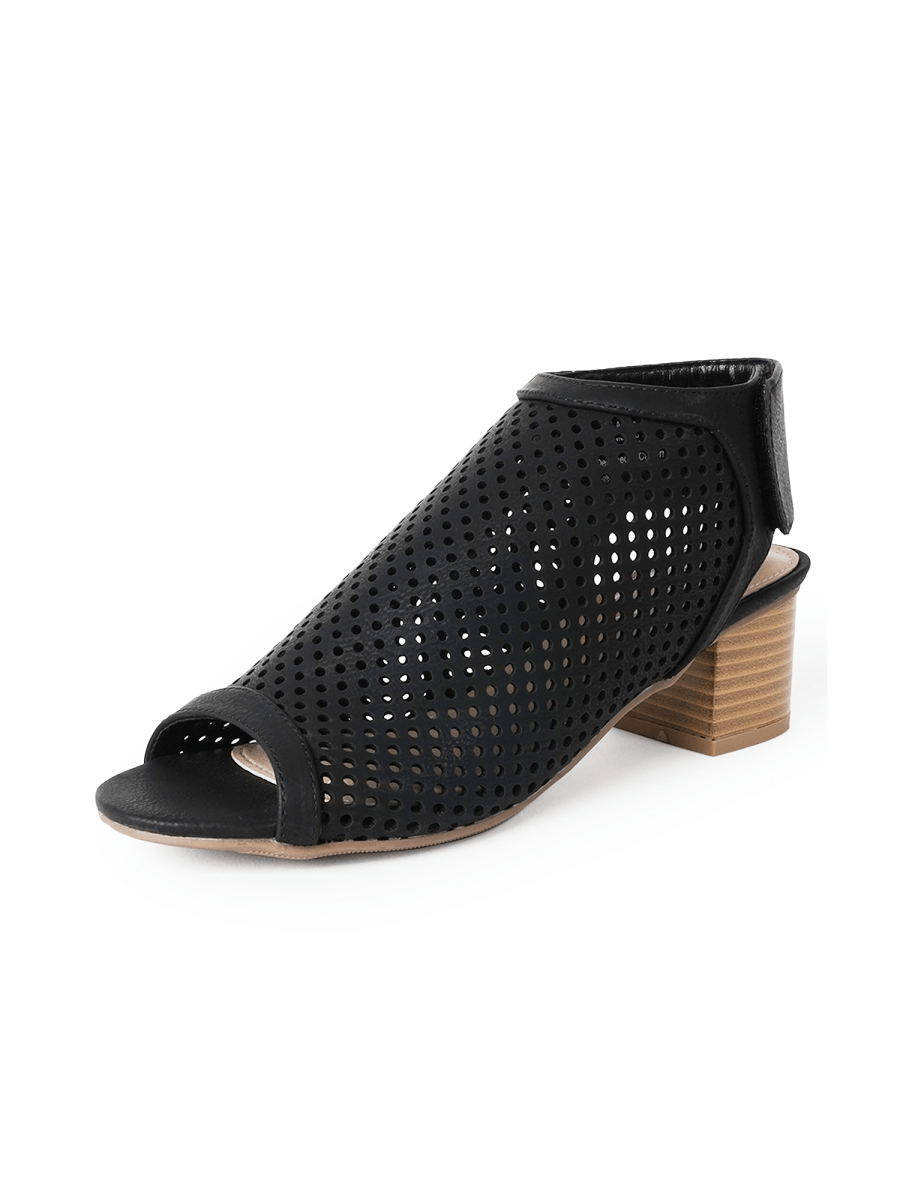 Maddie | Black Booties by J.Adams – Don't Panic Shoes