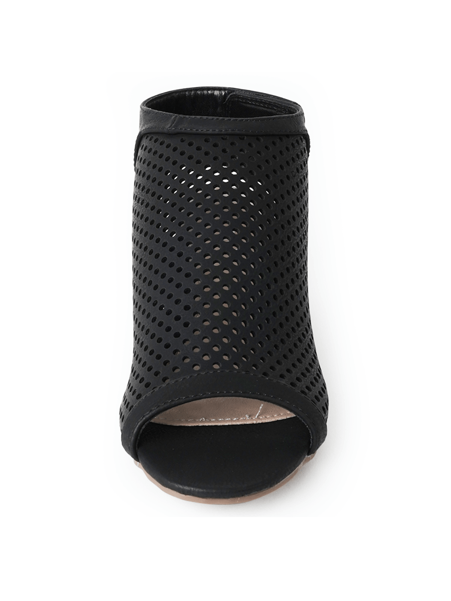 Maddie | Black Booties by J.Adams – Don't Panic Shoes