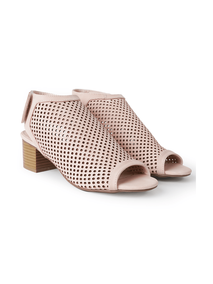 Maddie | Blush Booties by J.Adams – Don't Panic Shoes