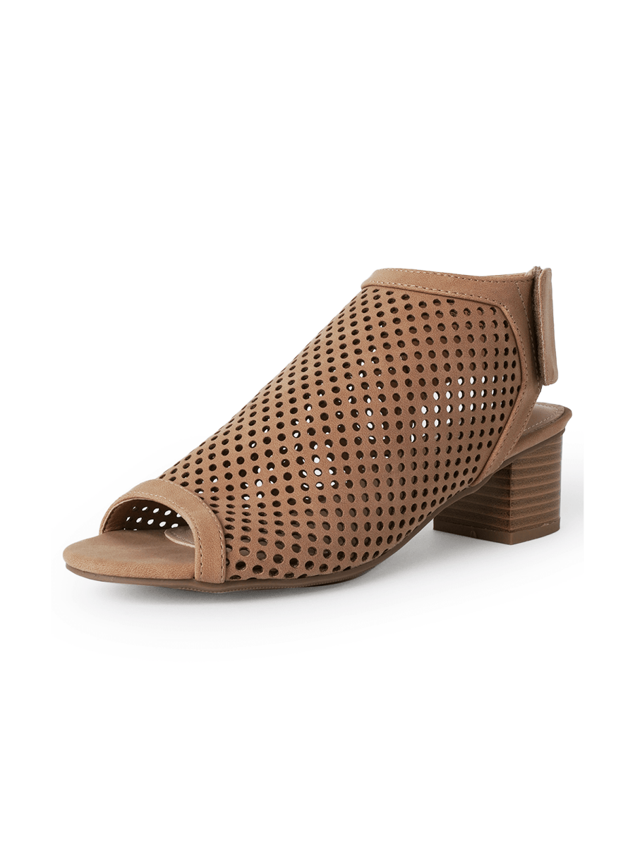 Maddie | Tan Booties by J.Adams – Don't Panic Shoes