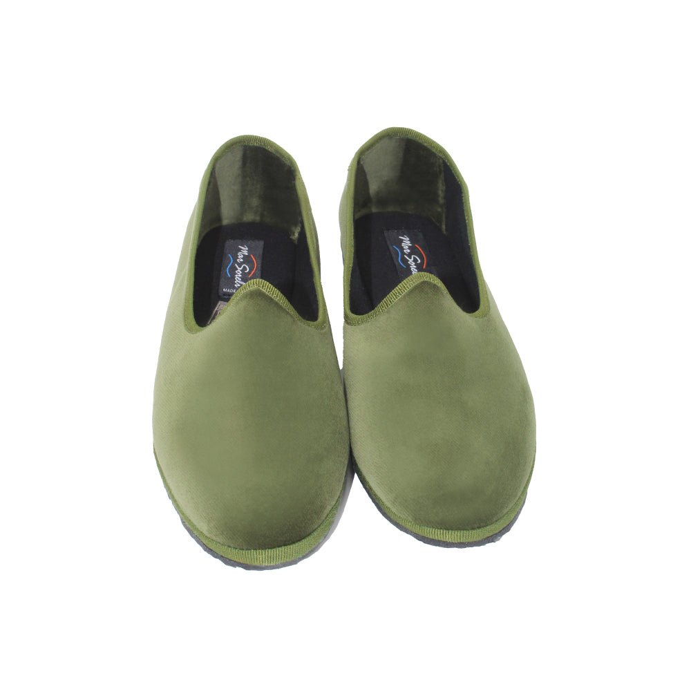 Mar Soreli Friulana Loafer Handcrafted Men’S Velvet Forest Slip On by Mar Soreli – Don't Panic Shoes