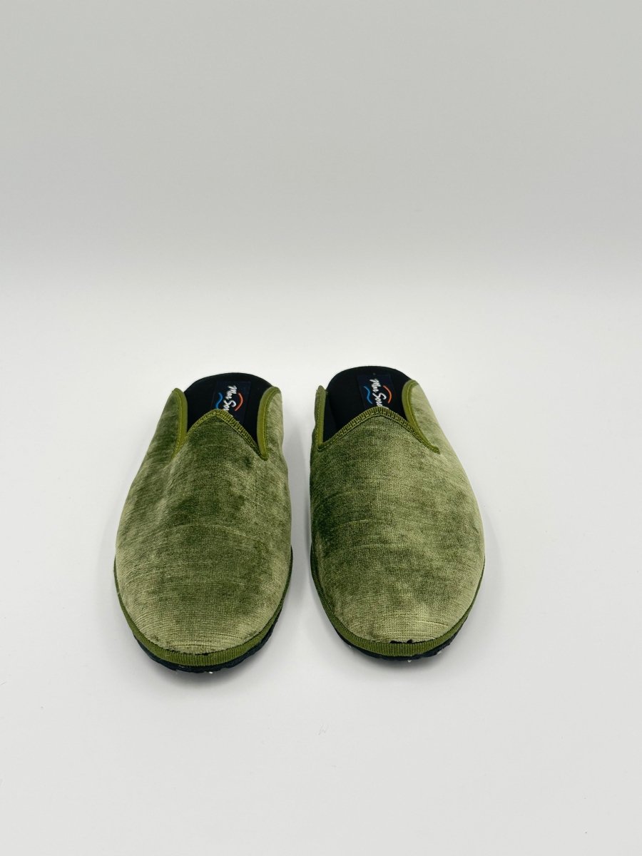 Mar Soreli Friulana Mule Womens Verde Handmade Italian Mules by Mar Soreli – Don't Panic Shoes