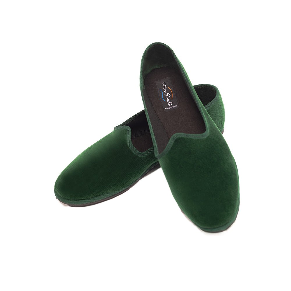 Mar Soreli Tradizionale Friulane Ballet Flat Womens Green Slip On by Mar Soreli – Don't Panic Shoes