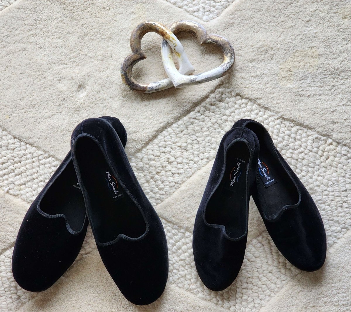 Mar Soreli Tradizionale Women Nero Friulane Ballet Flat Slip On by Mar Soreli – Don't Panic Shoes