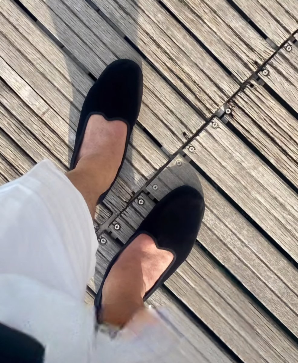 Mar Soreli Tradizionale Women Nero Friulane Ballet Flat Slip On by Mar Soreli – Don't Panic Shoes