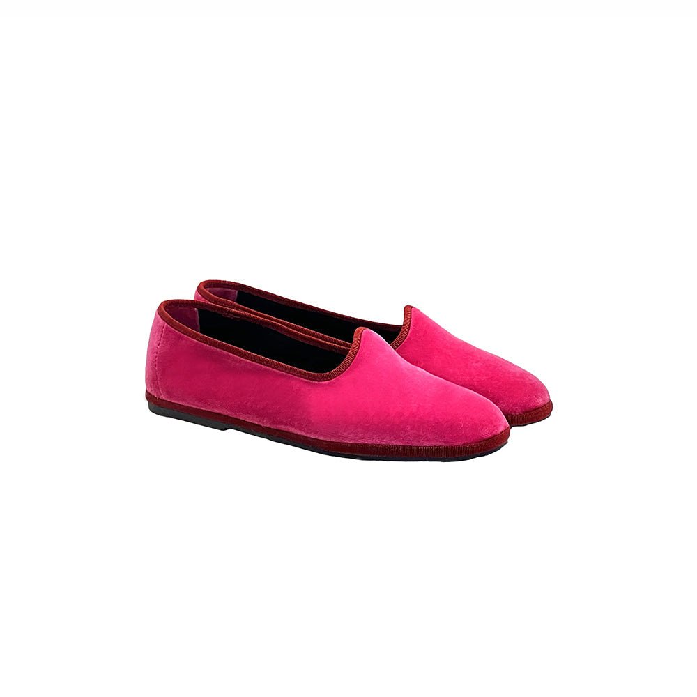 Mar Soreli Tradizionale Women’S Fuxia Rubino Leather Ballet Flats Slip On by Mar Soreli – Don't Panic Shoes