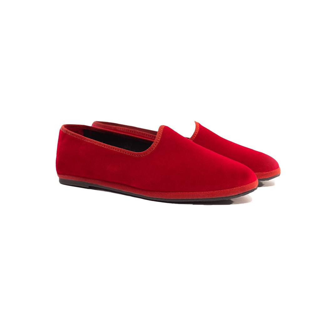 Mar Soreli Tradizionale Women’S Red Friulane Ballet Flats SLIP ON by Mar Soreli – Don't Panic Shoes