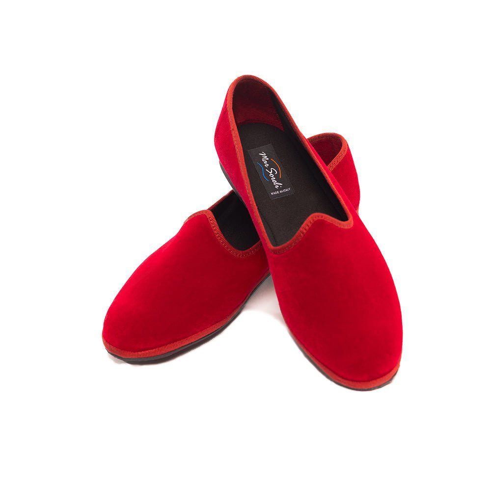 Mar Soreli Tradizionale Women’S Red Friulane Ballet Flats SLIP ON by Mar Soreli – Don't Panic Shoes