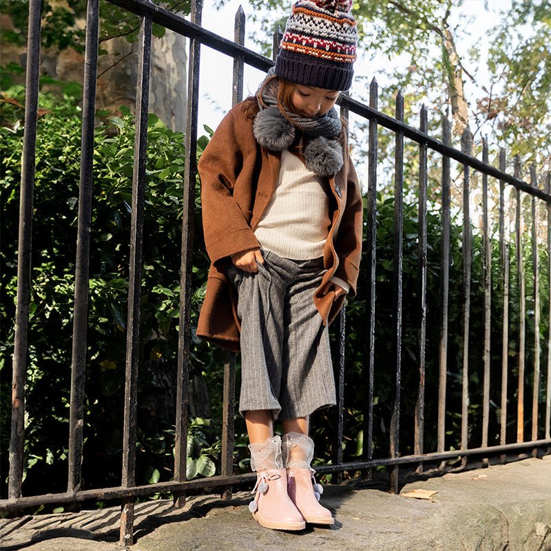 Martina Rose Zipper Closure Non Slip Rubber Sole Shoes Seasonal Core Fw by Childrenchic – Don't Panic Shoes