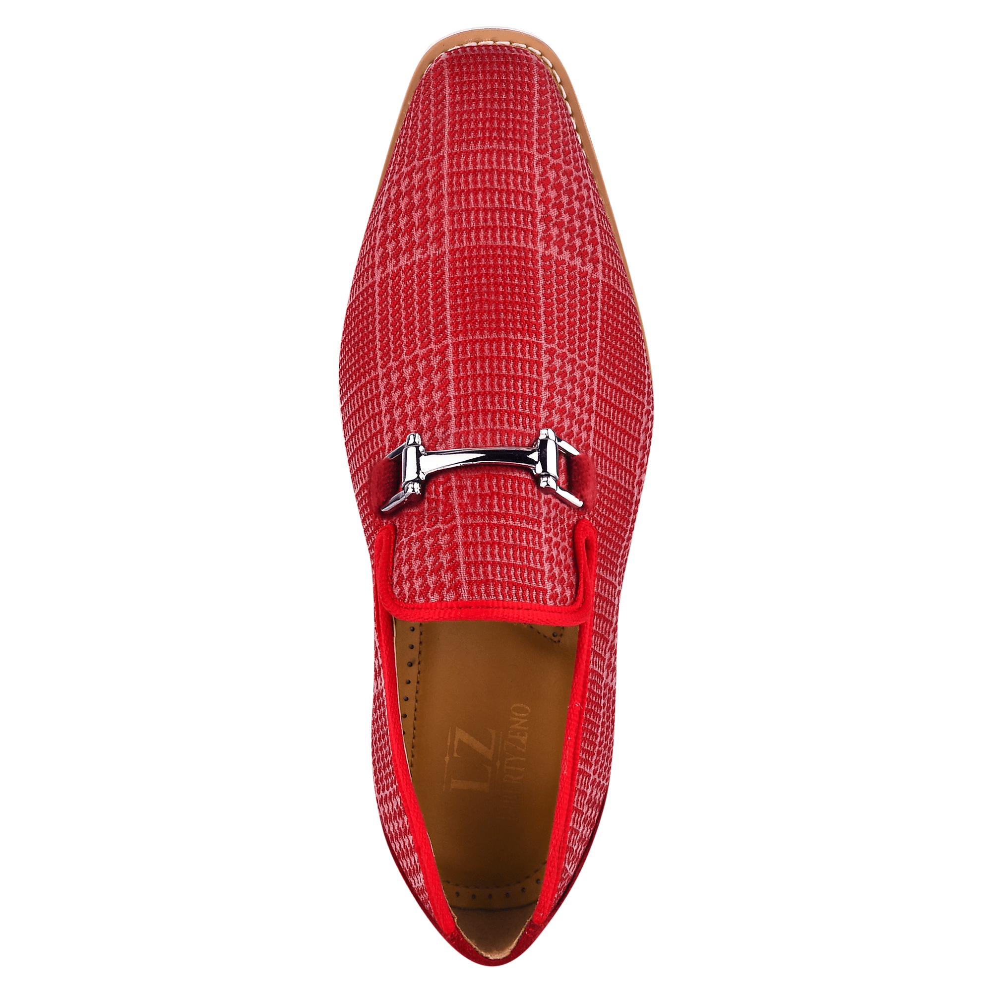 Megaball mens Casual textile printed buckle shoes