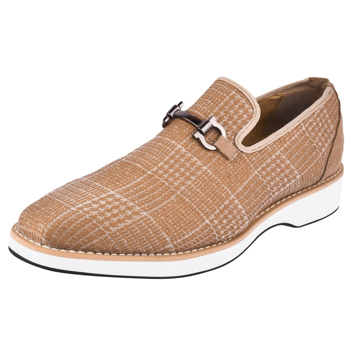 Megaball Mens Casual Textile Printed Buckle Shoes Loafers by Libertyzeno – Don't Panic Shoes