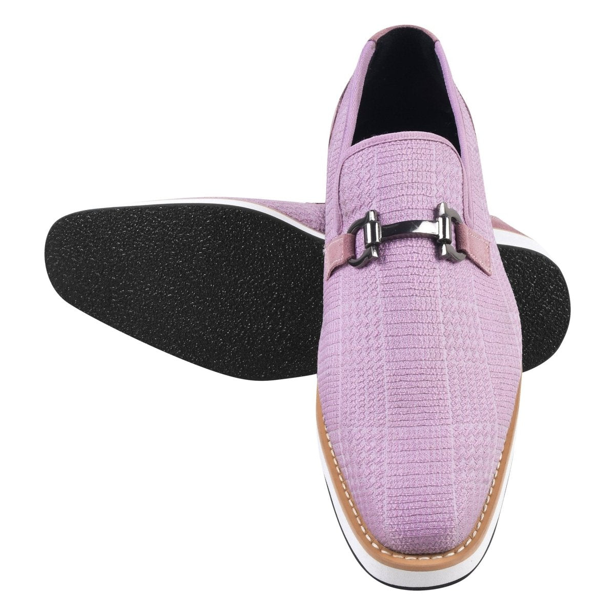 Megaball Mens Casual Textile Printed Buckle Shoes Loafers by Libertyzeno – Don't Panic Shoes