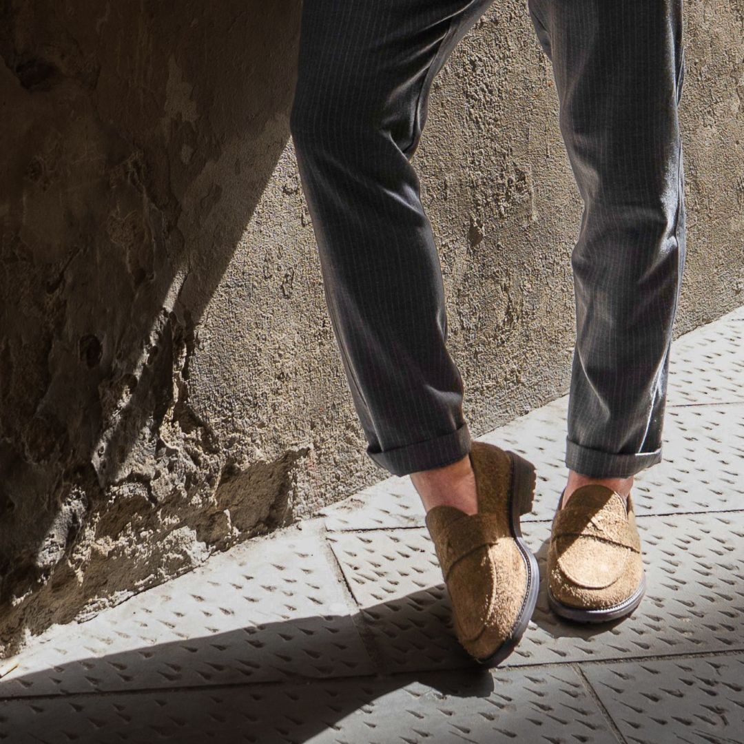 Men's Antelope Textured Suede Lug Centesimo Men's Footwear by Del Toro Shoes – Don't Panic Shoes