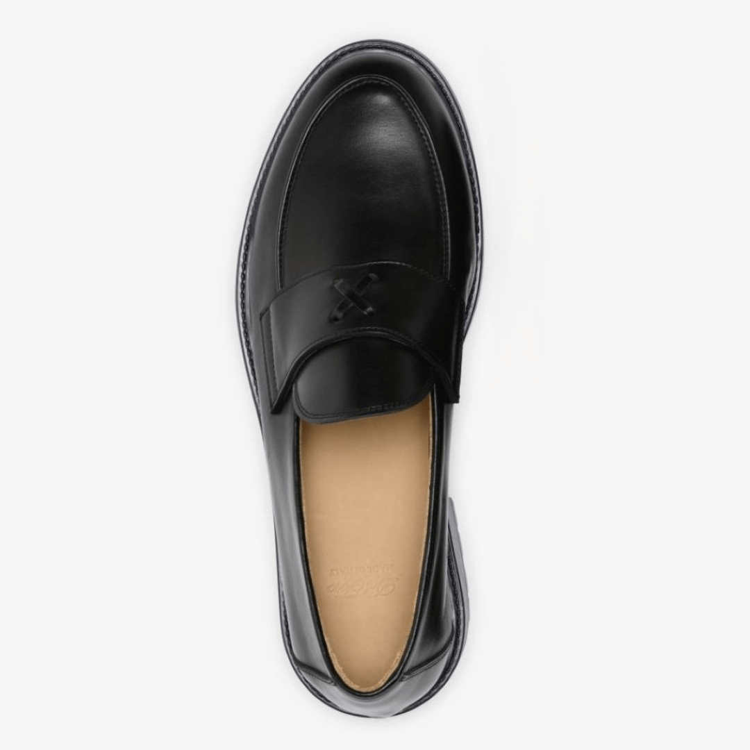 Men's Black Leather Lug Centesimo Men's Footwear by Del Toro Shoes – Don't Panic Shoes
