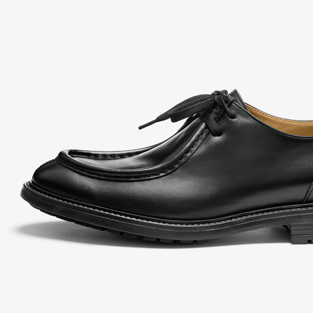 Men's Black Leather Tuscan Moc Boot Men's Footwear by Del Toro Shoes – Don't Panic Shoes