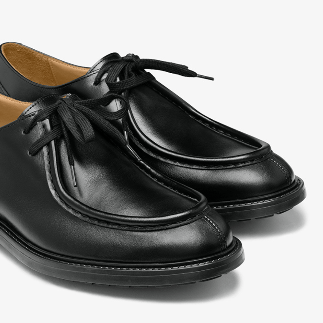 Men's Black Leather Tuscan Moc Boot Men's Footwear by Del Toro Shoes – Don't Panic Shoes