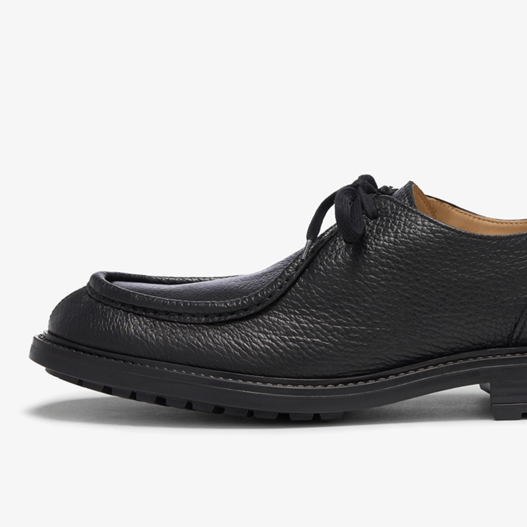 Men's Black Pebbled Leather Tuscan Moc Boot Men's Footwear by Del Toro Shoes – Don't Panic Shoes