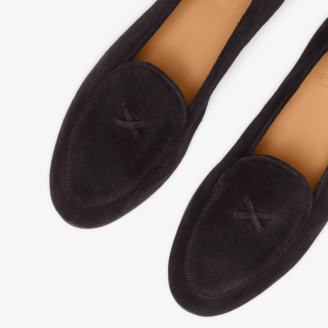 Men's Black Suede Milano Loafer Men's Footwear by Del Toro Shoes – Don't Panic Shoes