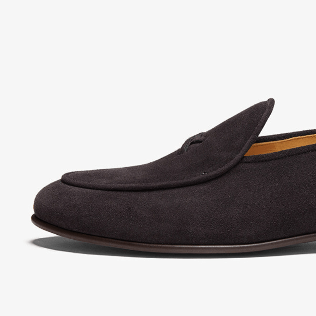 Men's Black Suede Milano Loafer Men's Footwear by Del Toro Shoes – Don't Panic Shoes